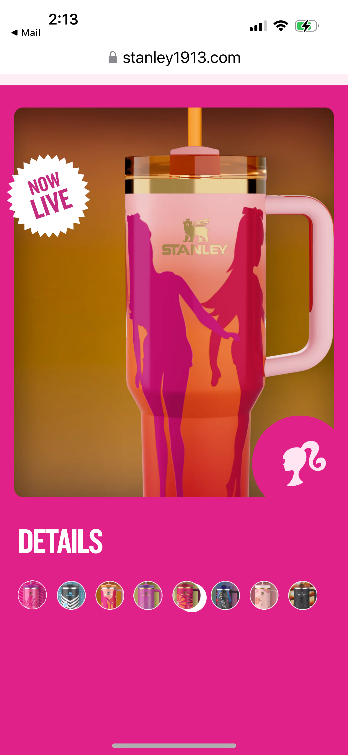 Sold Out Barbie Stanley