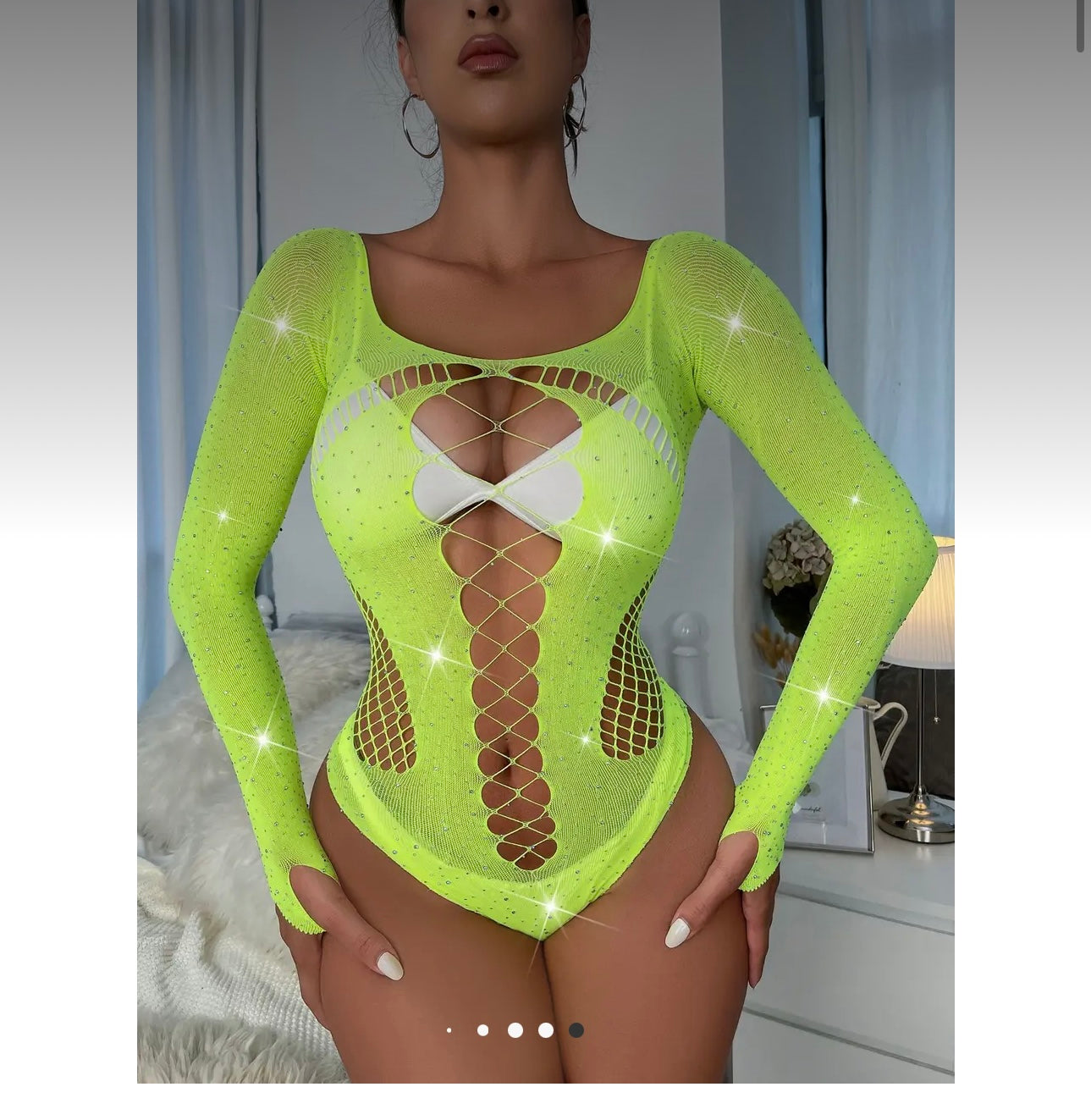 Fishnet Teddy Time