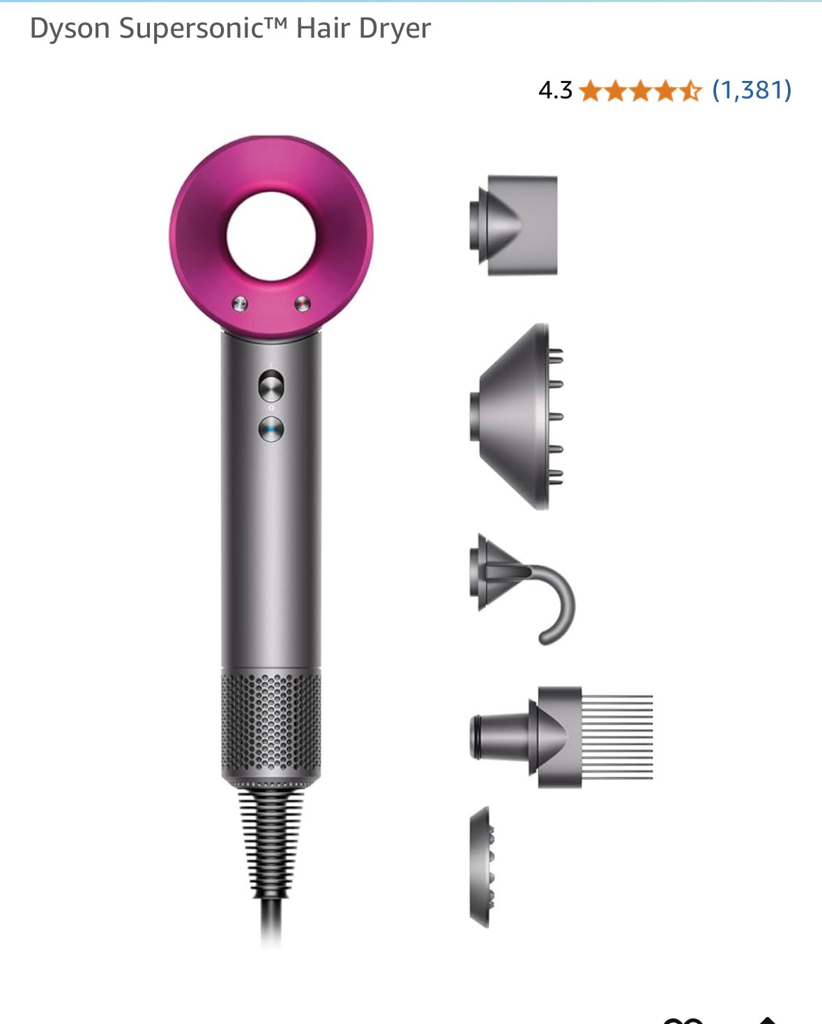 Dyson Supersonic Hairdryer