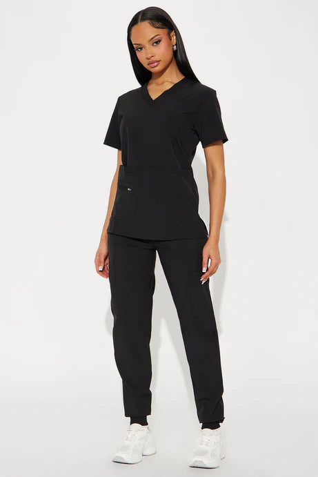 Black Jogger Scrub