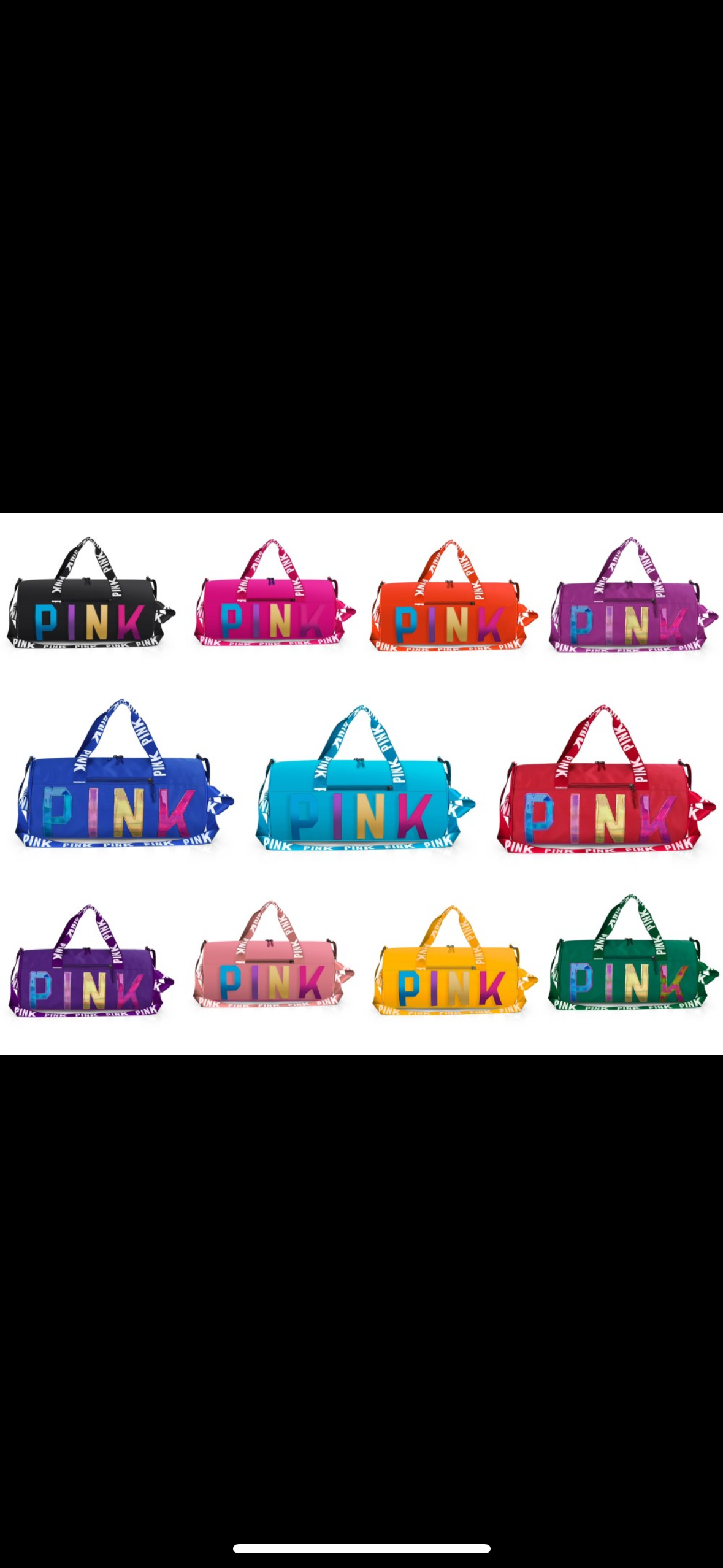 Pink Duffel Bag
