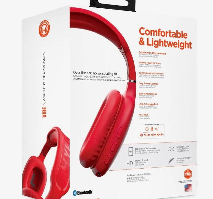Vibe over the ear headphones