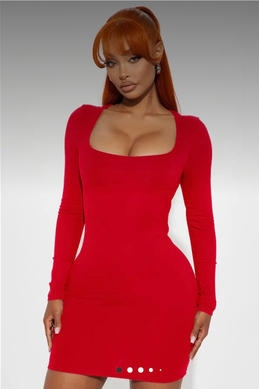 Body Con Red Dress