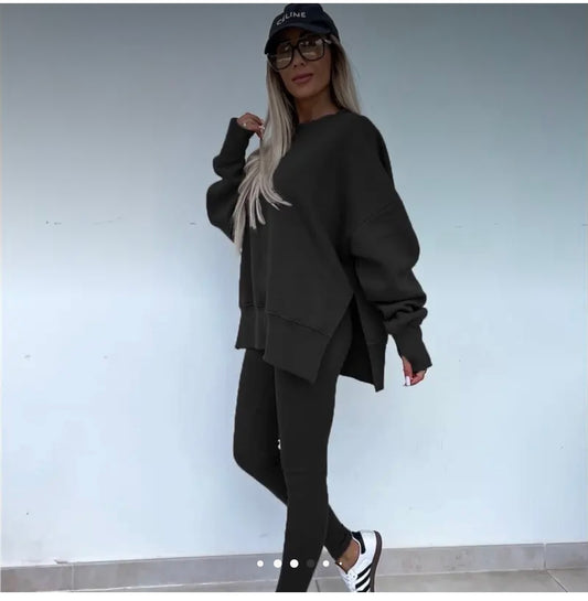 Black Sweater Set