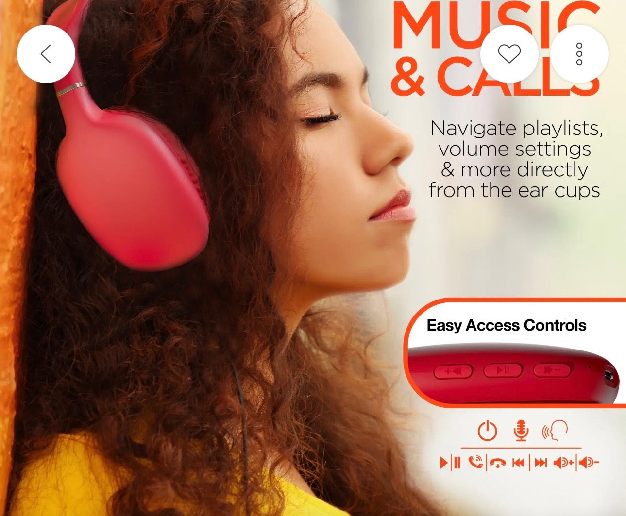 Vibe over the ear headphones