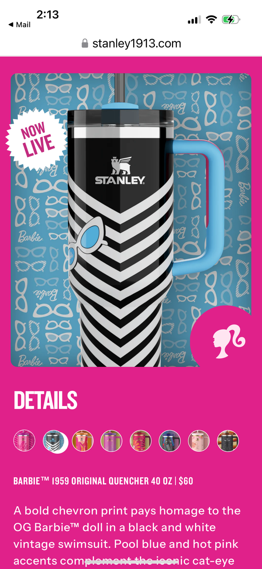 Sold Out Barbie Stanley
