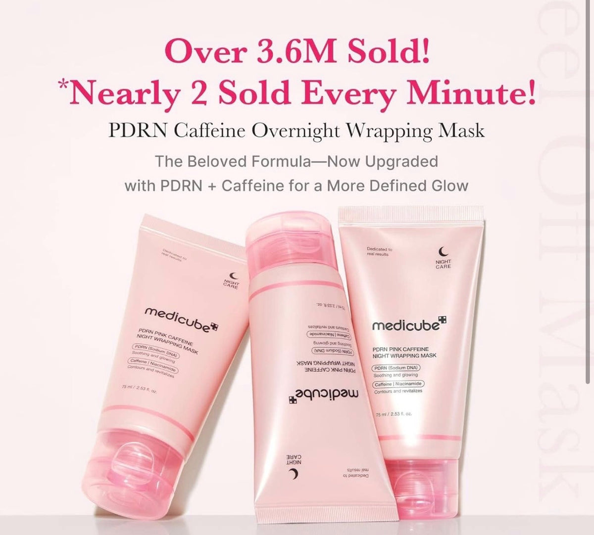PDRN Pink Caffeine Night Wrapping Mask