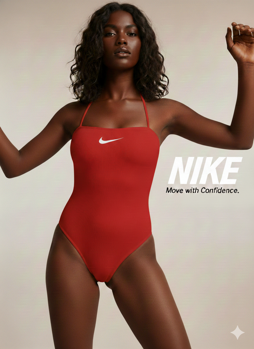 Red Nike Bodysuit
